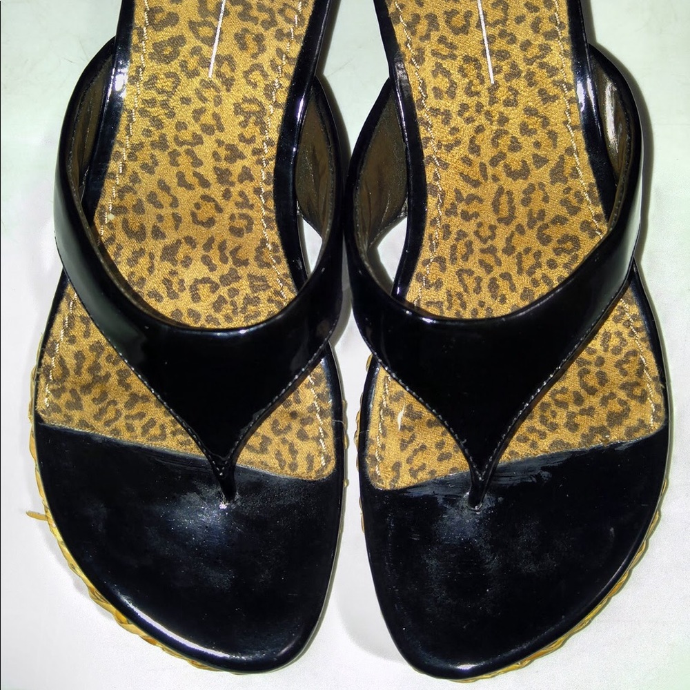 Cute Wedge Sandals, Size 7M